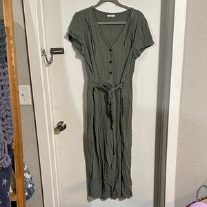 Sage Green Maurices Jumpsuit